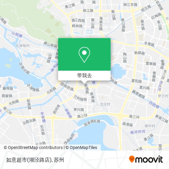 如意超市(湖泾路店)地图