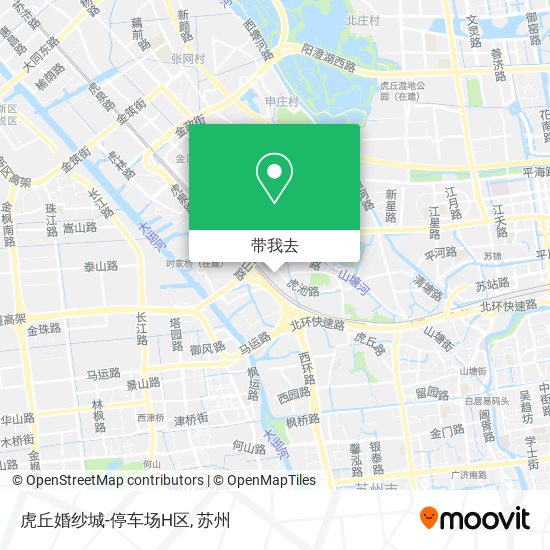 虎丘婚纱城-停车场H区地图