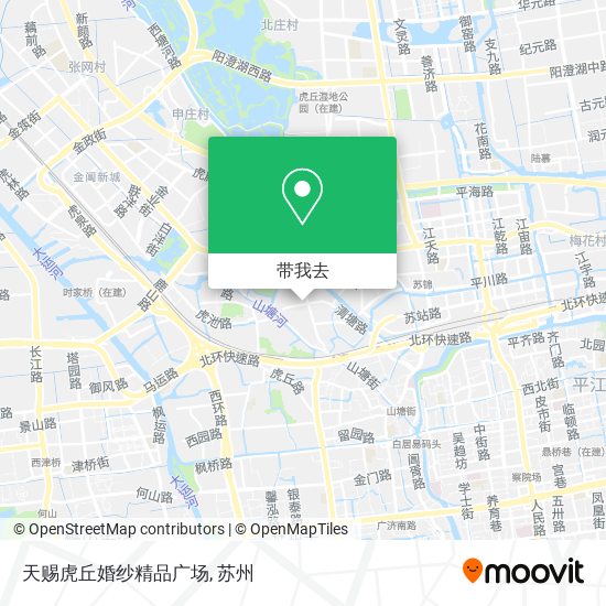 天赐虎丘婚纱精品广场地图