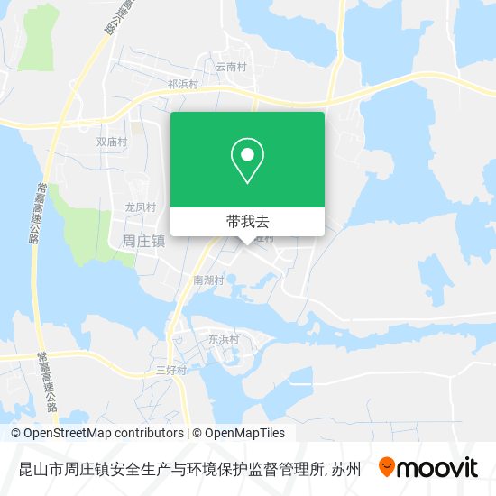 昆山市周庄镇安全生产与环境保护监督管理所地图