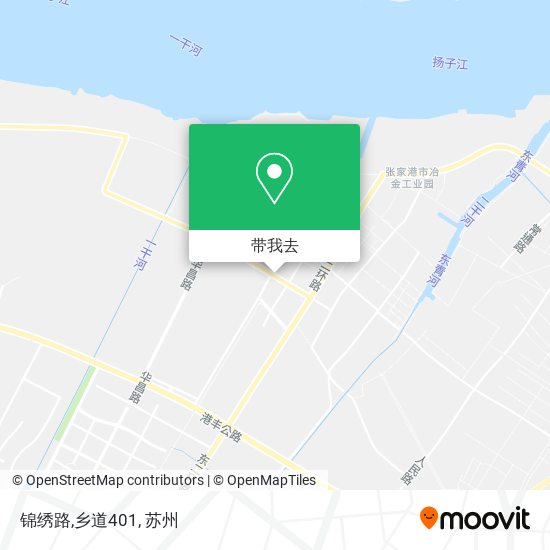 锦绣路,乡道401地图