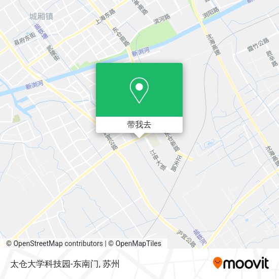 太仓大学科技园-东南门地图