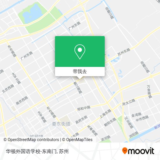 华顿外国语学校-东南门地图