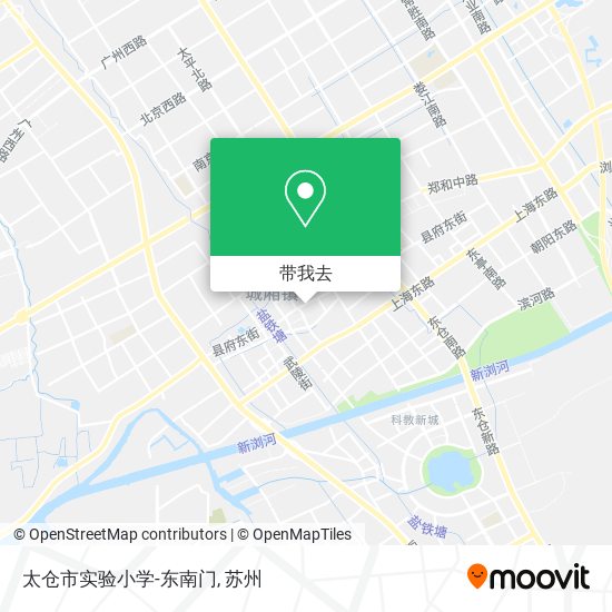 太仓市实验小学-东南门地图