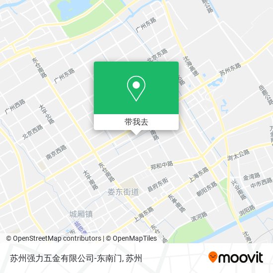 苏州强力五金有限公司-东南门地图