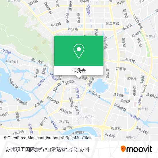 苏州职工国际旅行社(常熟营业部)地图
