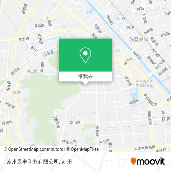 苏州昱丰印务有限公司地图