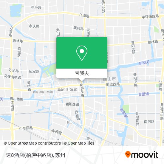 速8酒店(柏庐中路店)地图