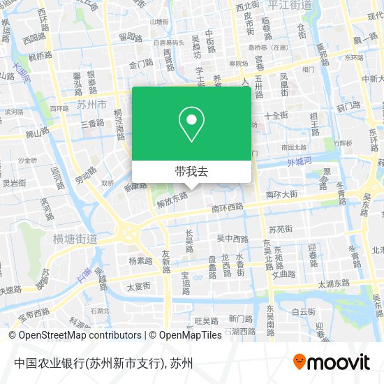 中国农业银行(苏州新市支行)地图