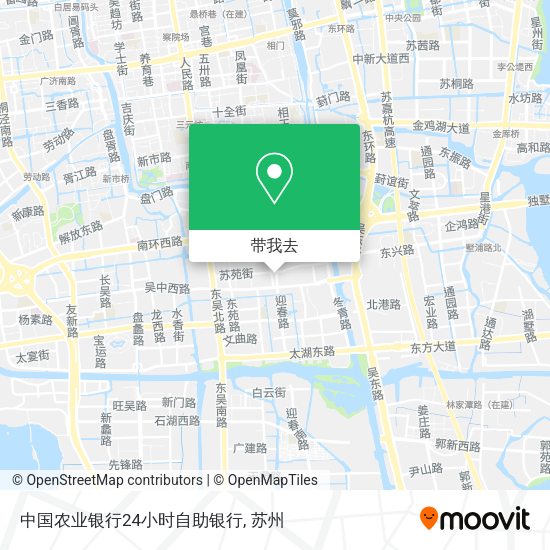 中国农业银行24小时自助银行地图
