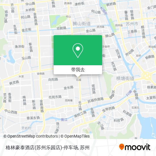 格林豪泰酒店(苏州乐园店)-停车场地图