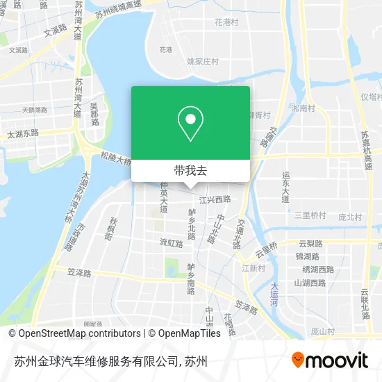 苏州金球汽车维修服务有限公司地图