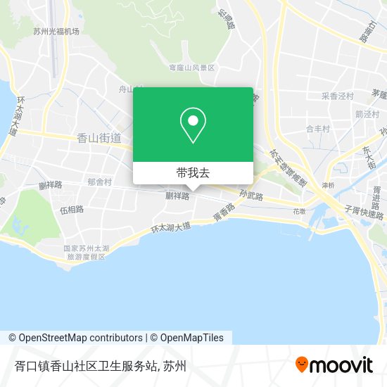 胥口镇香山社区卫生服务站地图