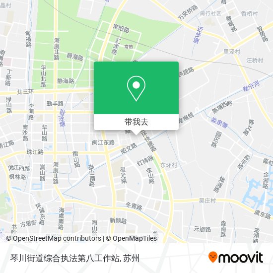 琴川街道综合执法第八工作站地图