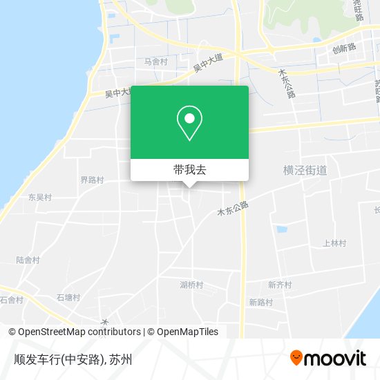 顺发车行(中安路)地图