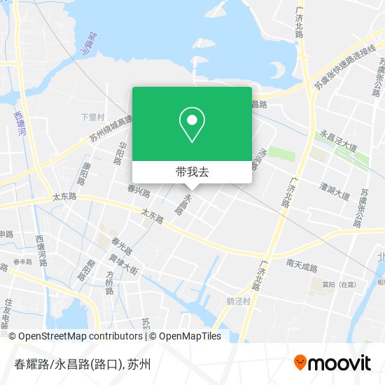 春耀路/永昌路(路口)地图