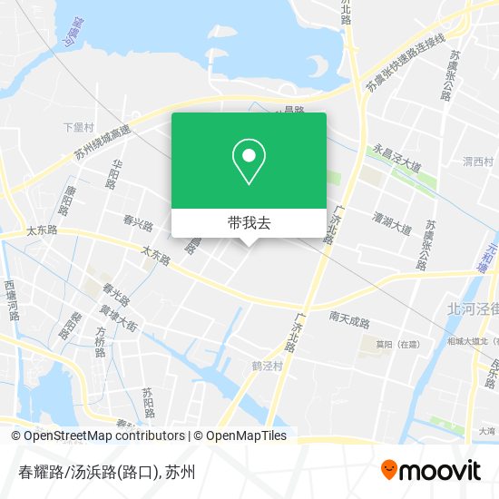 春耀路/汤浜路(路口)地图