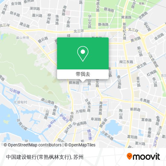 中国建设银行(常熟枫林支行)地图