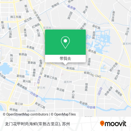 龙门花甲时尚海鲜(常熟古里店)地图