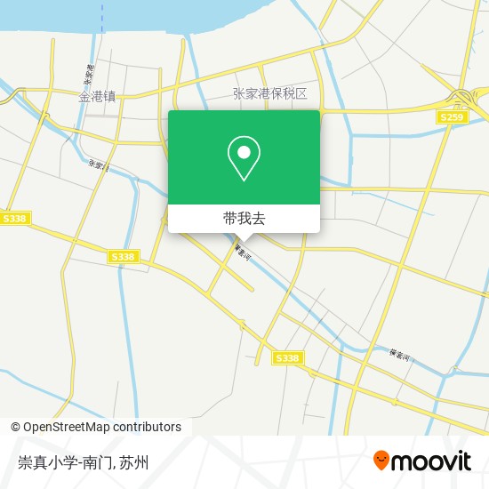 崇真小学-南门地图