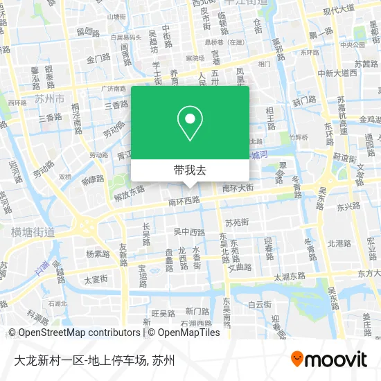 大龙新村一区-地上停车场地图