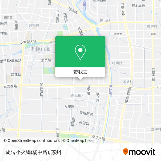 旋转小火锅(杨中路)地图