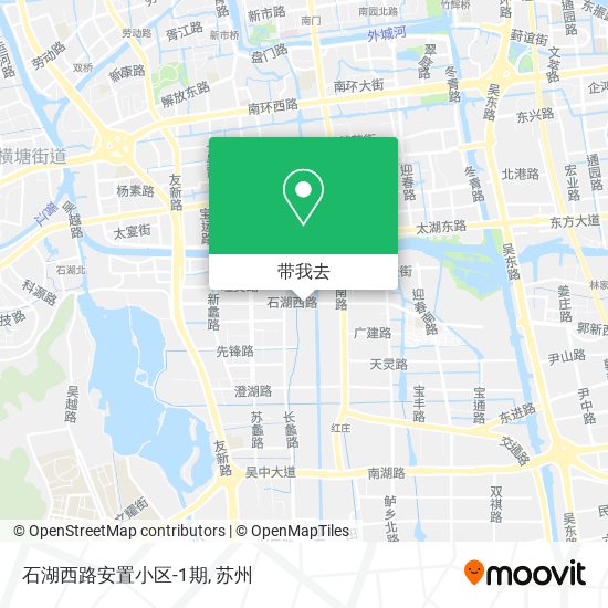 石湖西路安置小区-1期地图