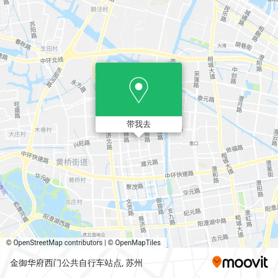 金御华府西门公共自行车站点地图