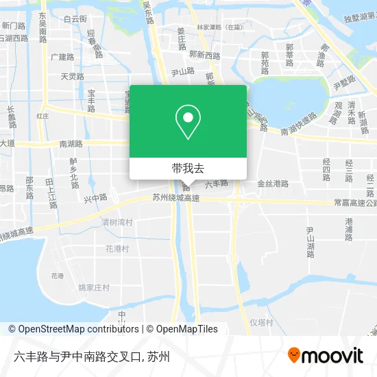 六丰路与尹中南路交叉口地图
