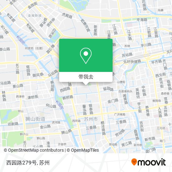西园路279号地图