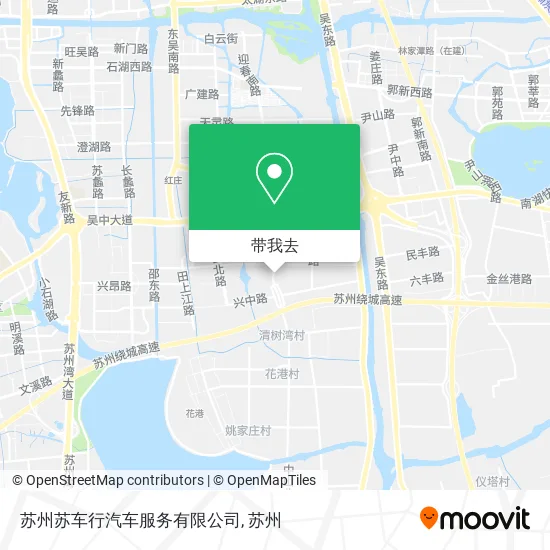 苏州苏车行汽车服务有限公司地图