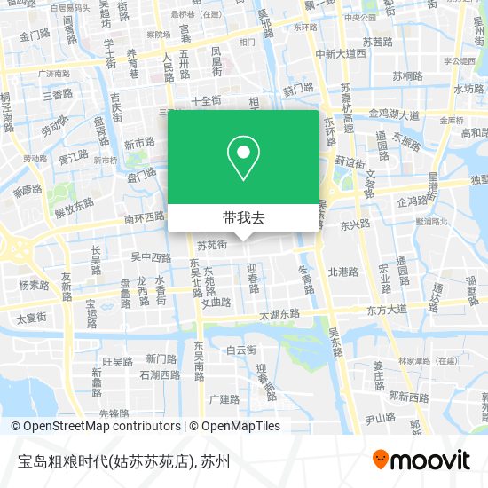 宝岛粗粮时代(姑苏苏苑店)地图