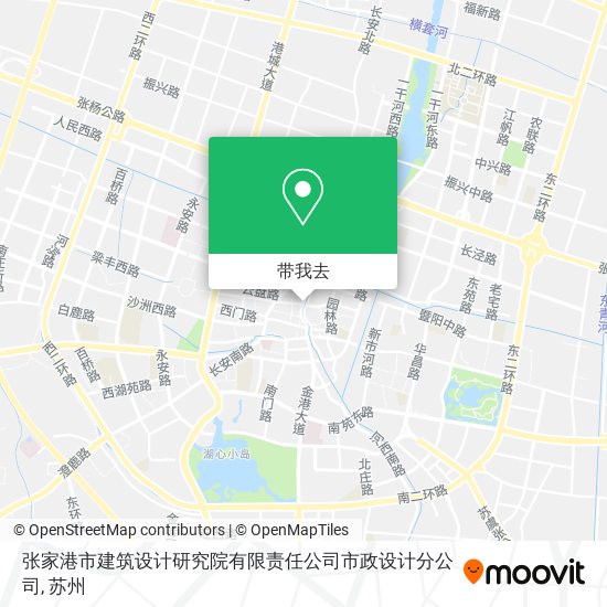 张家港市建筑设计研究院有限责任公司市政设计分公司地图