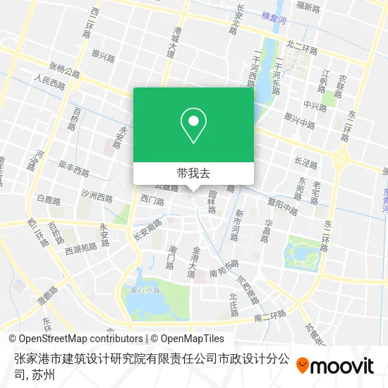 张家港市建筑设计研究院有限责任公司市政设计分公司地图