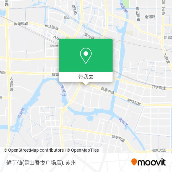 鲜芋仙(昆山吾悦广场店)地图