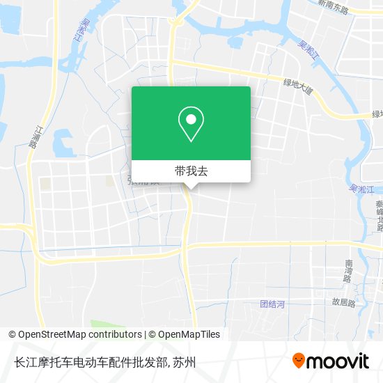 长江摩托车电动车配件批发部地图