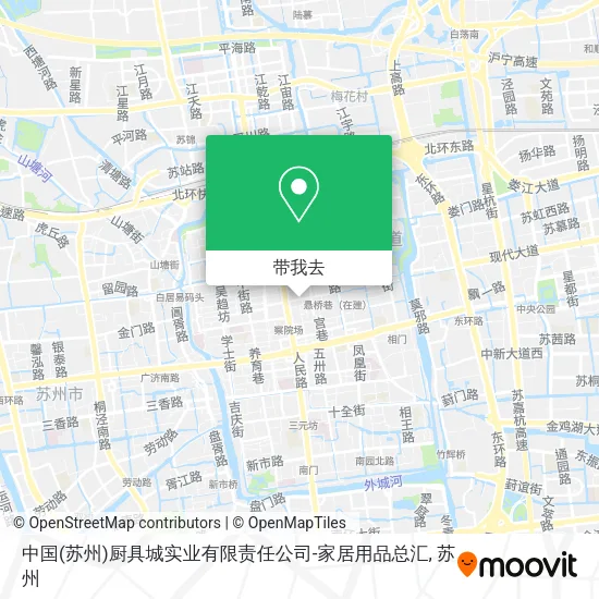 中国(苏州)厨具城实业有限责任公司-家居用品总汇地图