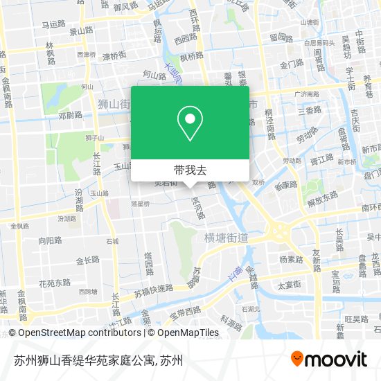 苏州狮山香缇华苑家庭公寓地图