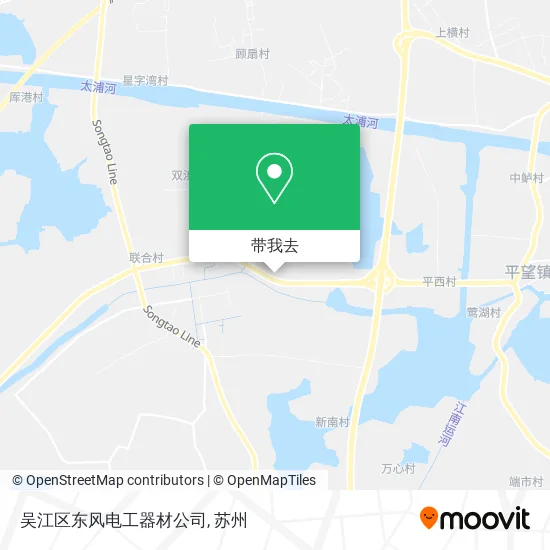 吴江区东风电工器材公司地图