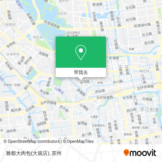 雅都大肉包(大观店)地图