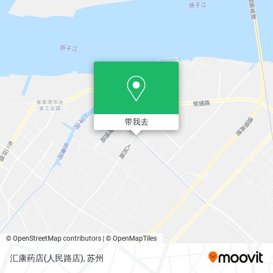 汇康药店(人民路店)地图