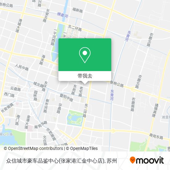 众信城市豪车品鉴中心(张家港汇金中心店)地图