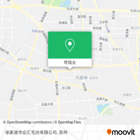 张家港市众汇毛坊有限公司地图