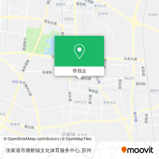 张家港市塘桥镇文化体育服务中心地图