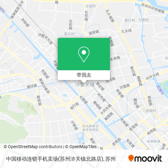 中国移动连锁手机卖场(苏州浒关镇北路店)地图