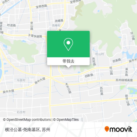 横泾公墓-尧南墓区地图