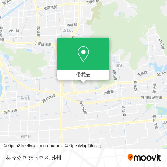 横泾公墓-尧南墓区地图