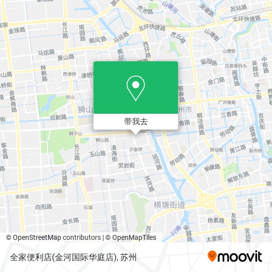 全家便利店(金河国际华庭店)地图