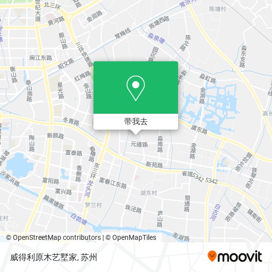 威得利原木艺墅家地图