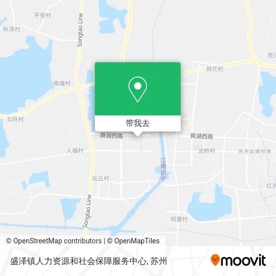 盛泽镇人力资源和社会保障服务中心地图